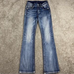 Miss Me Flare Blue Denim Jeans